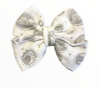 Chubbies-Cotton Gauze Bunny Pattern Bow