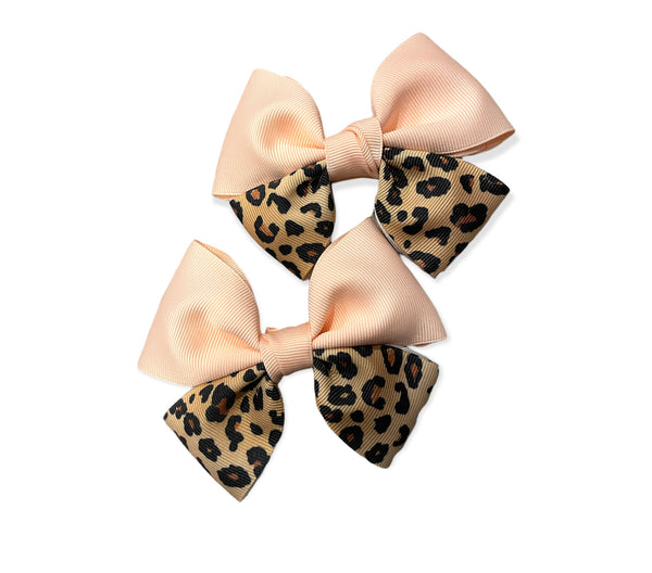 Two Toned Baby Bows Two Pack