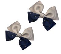 Two Toned Baby Bows Two Pack