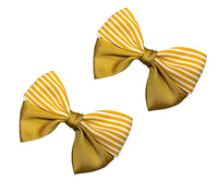 Two Toned Baby Bows Two Pack