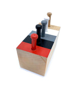 Montessori inspired Wooden Peg Toy