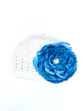 Knit Beanie with Flower