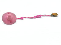 Macrame Pacifier Clips with Silicone Paci