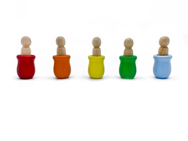 Color Sorting Peg People